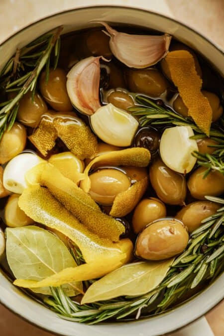 Easy Marinated Olives
