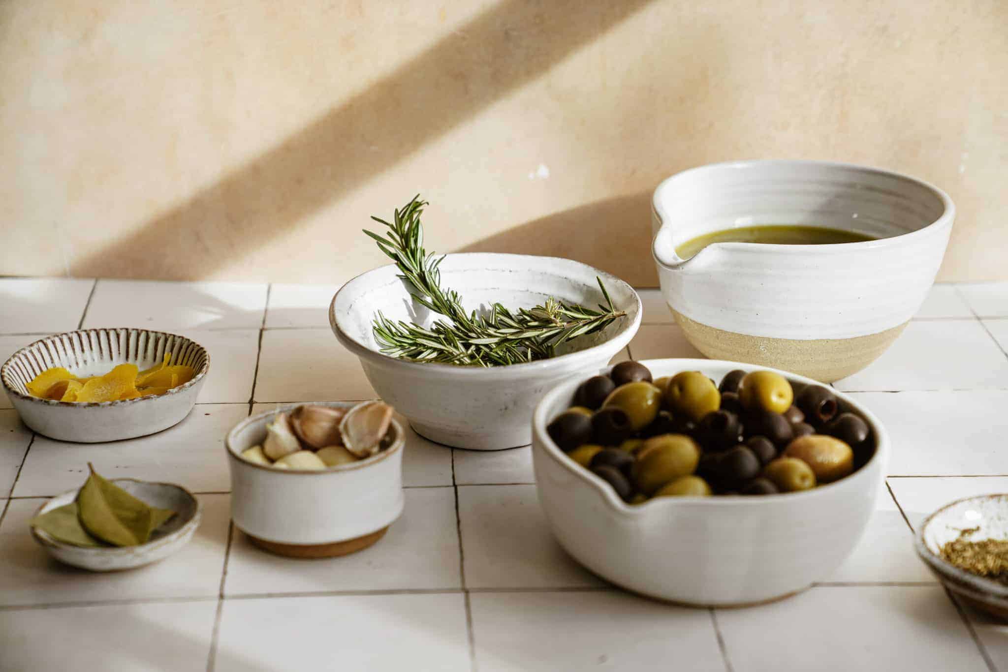 Marinated Olive Ingredients