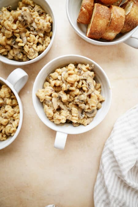 The BEST One-Pot Mushroom Pasta