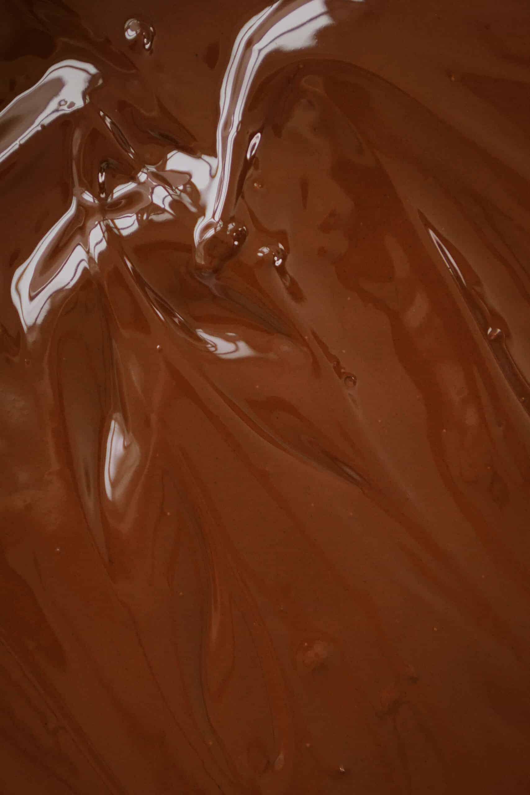 melted chocolate