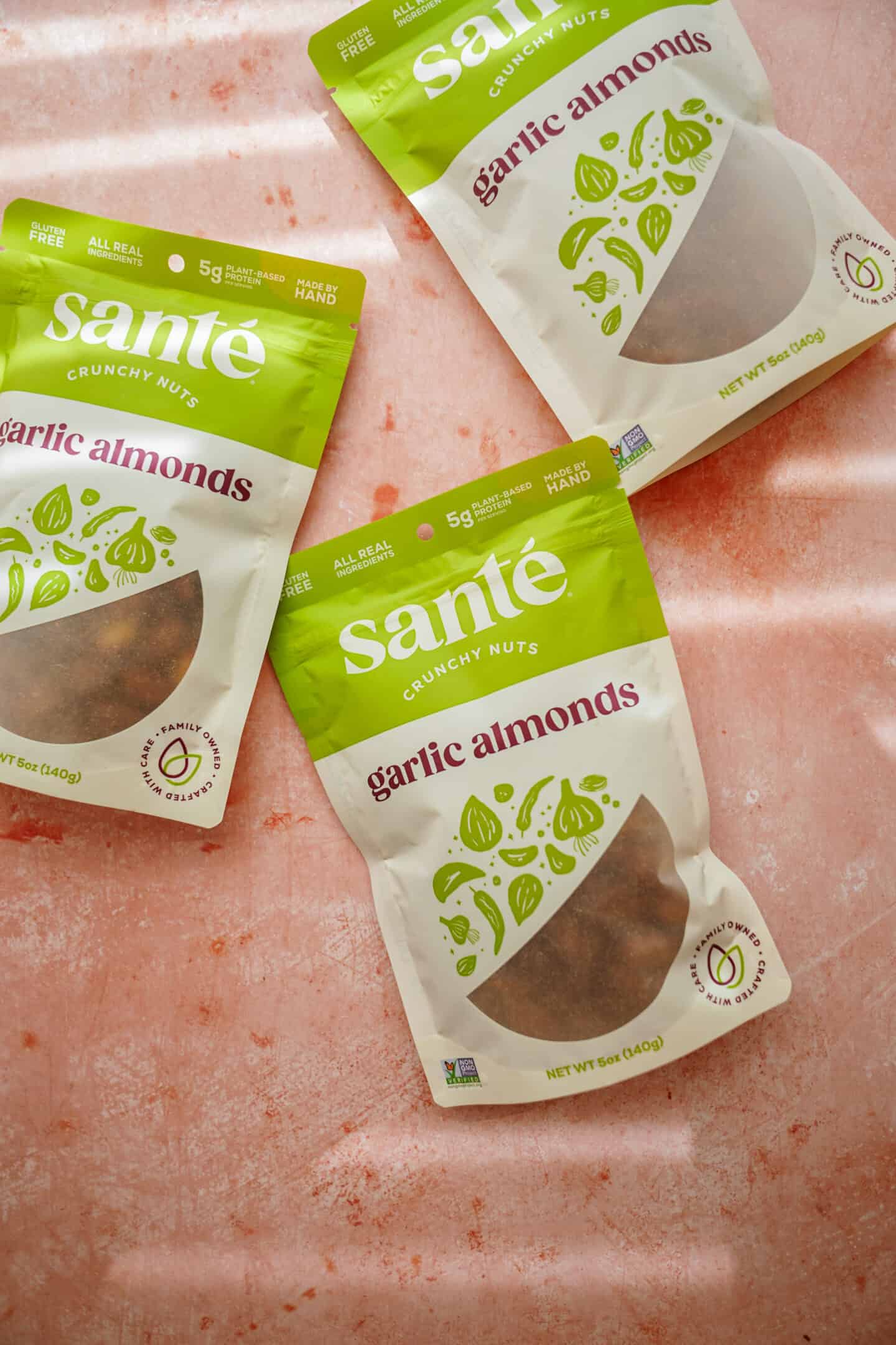 Sante Nuts on counter