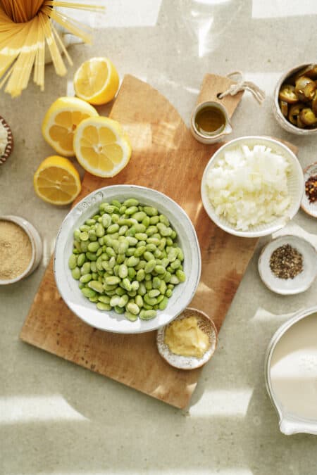 High Protein Edamame Pasta