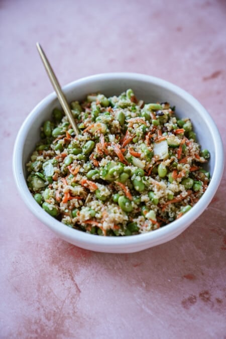 High-Protein Edamame Salad (with Quinoa)