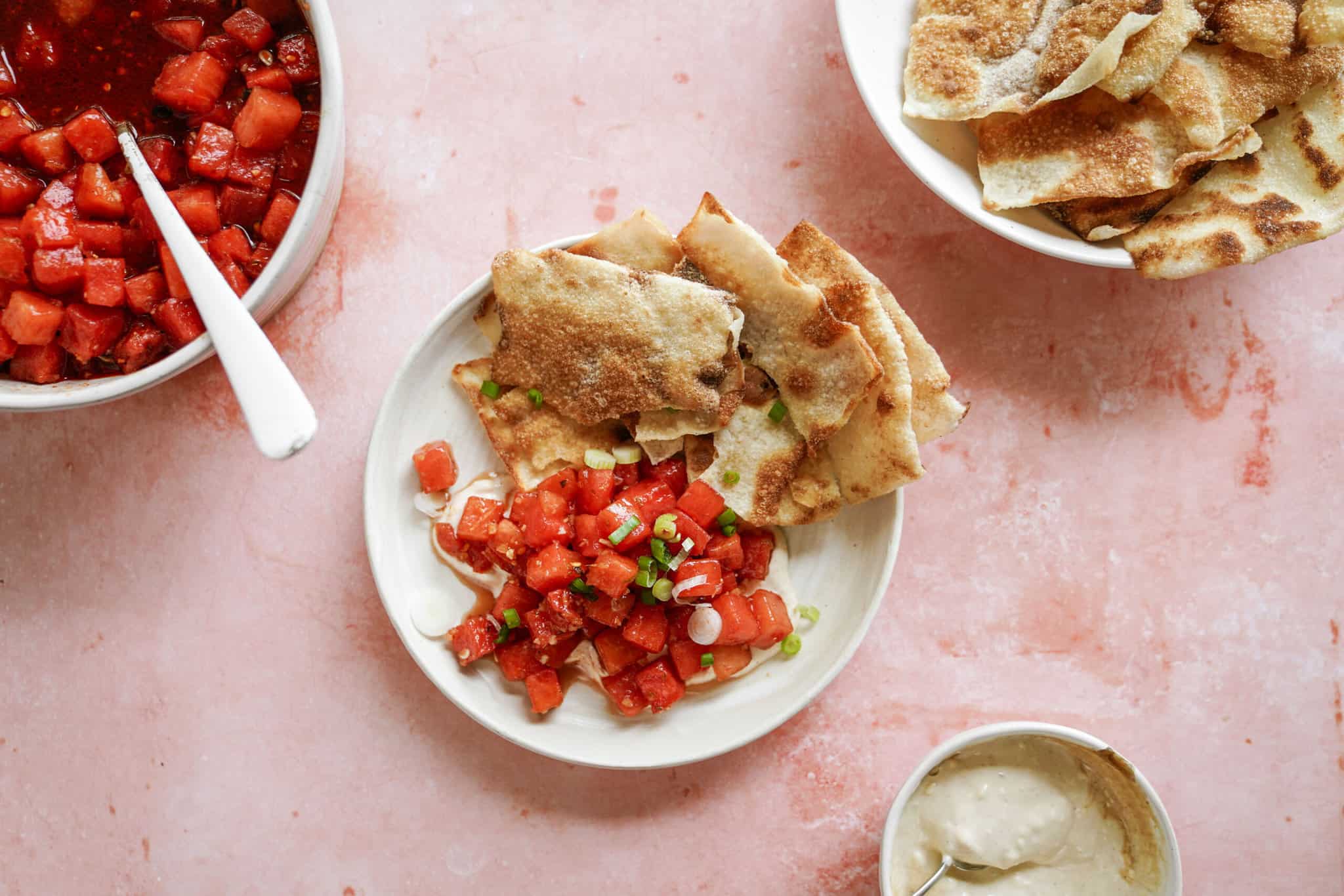 Poke bowl recipe on a plate