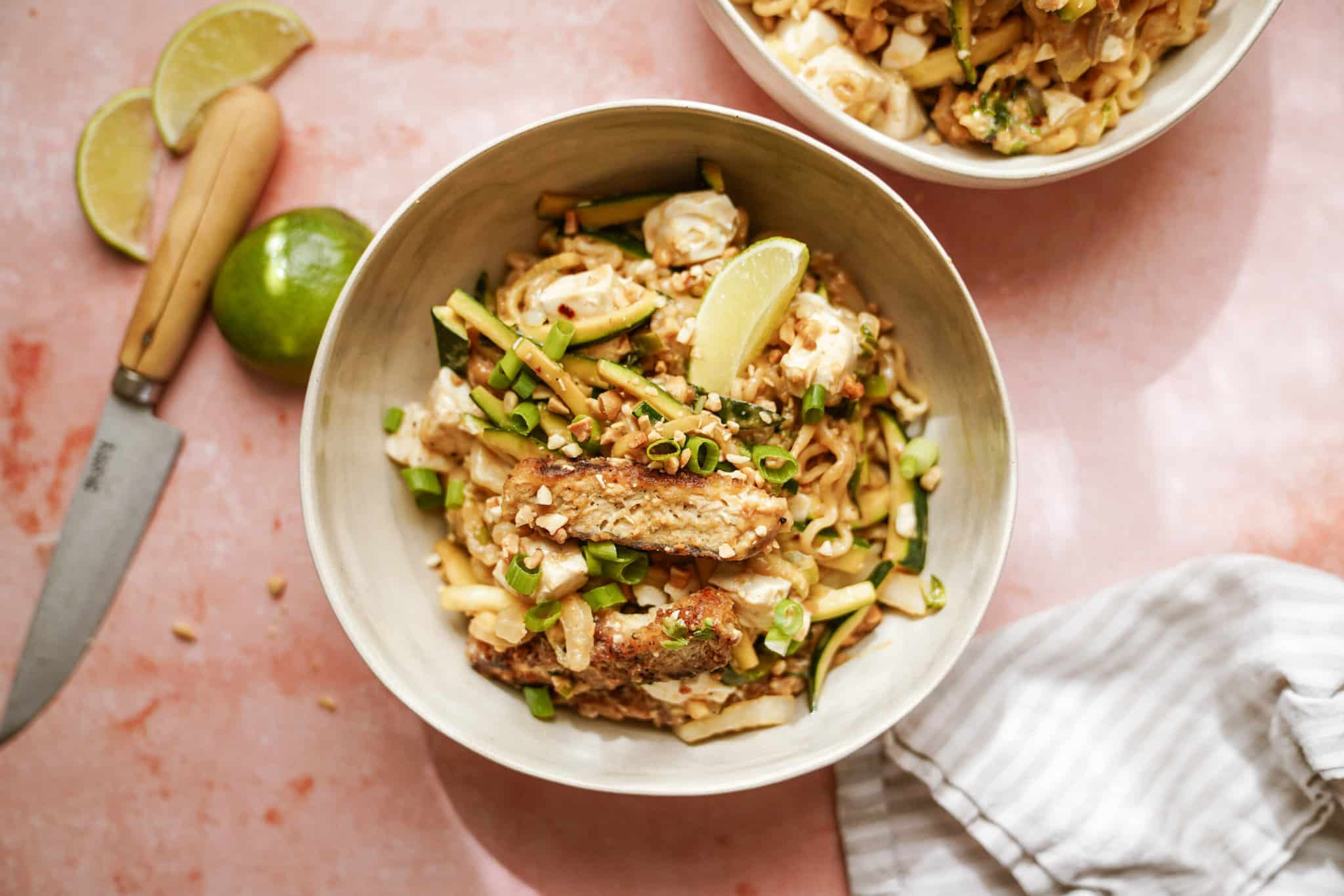 Ramen Noodle Salad in a Bowl