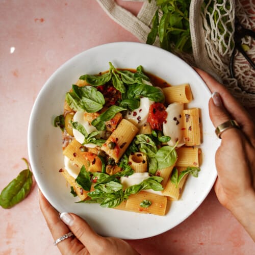 JLo's pasta bowl in a bowl