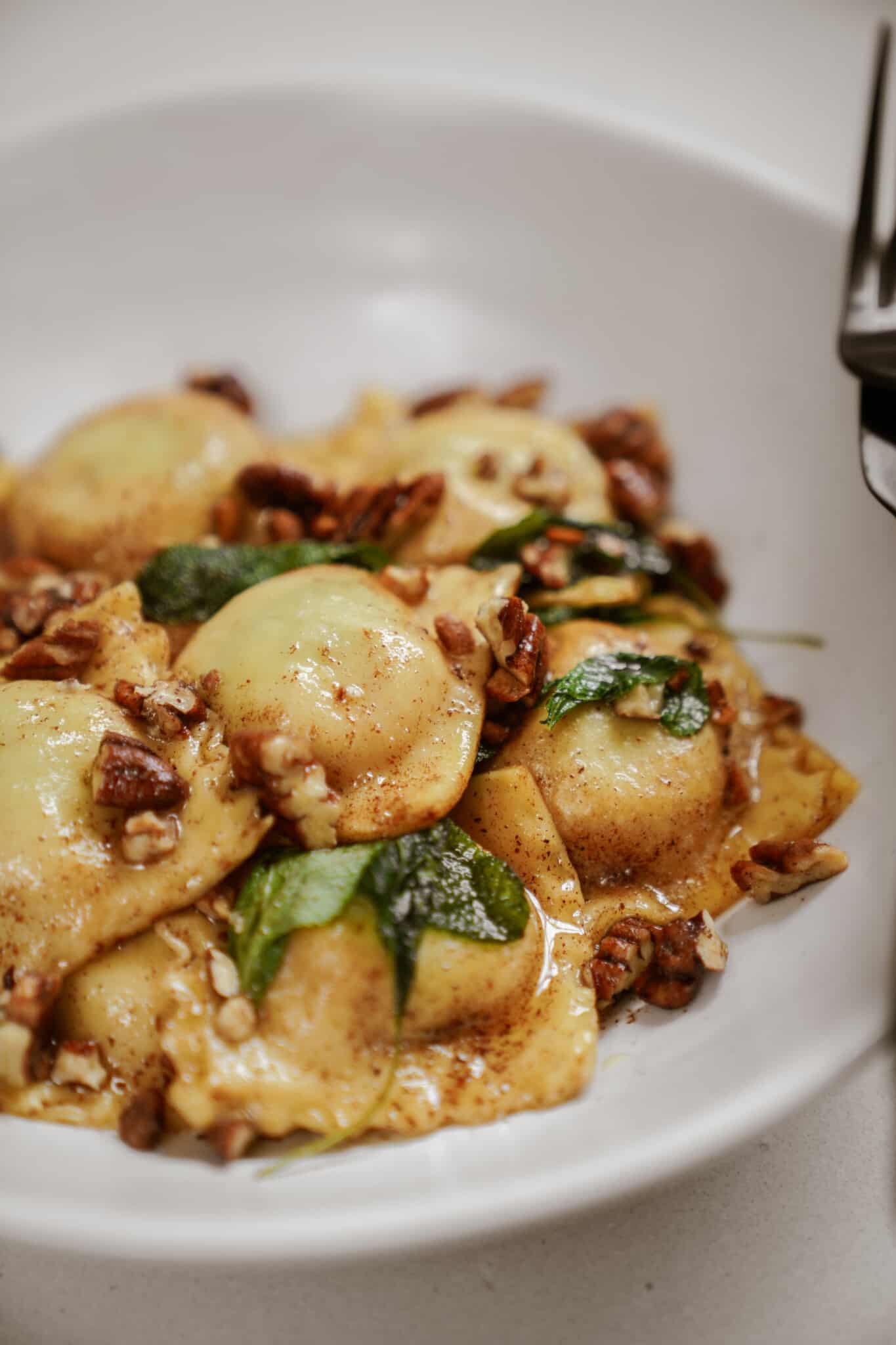 Homemade Pumpkin Ravioli