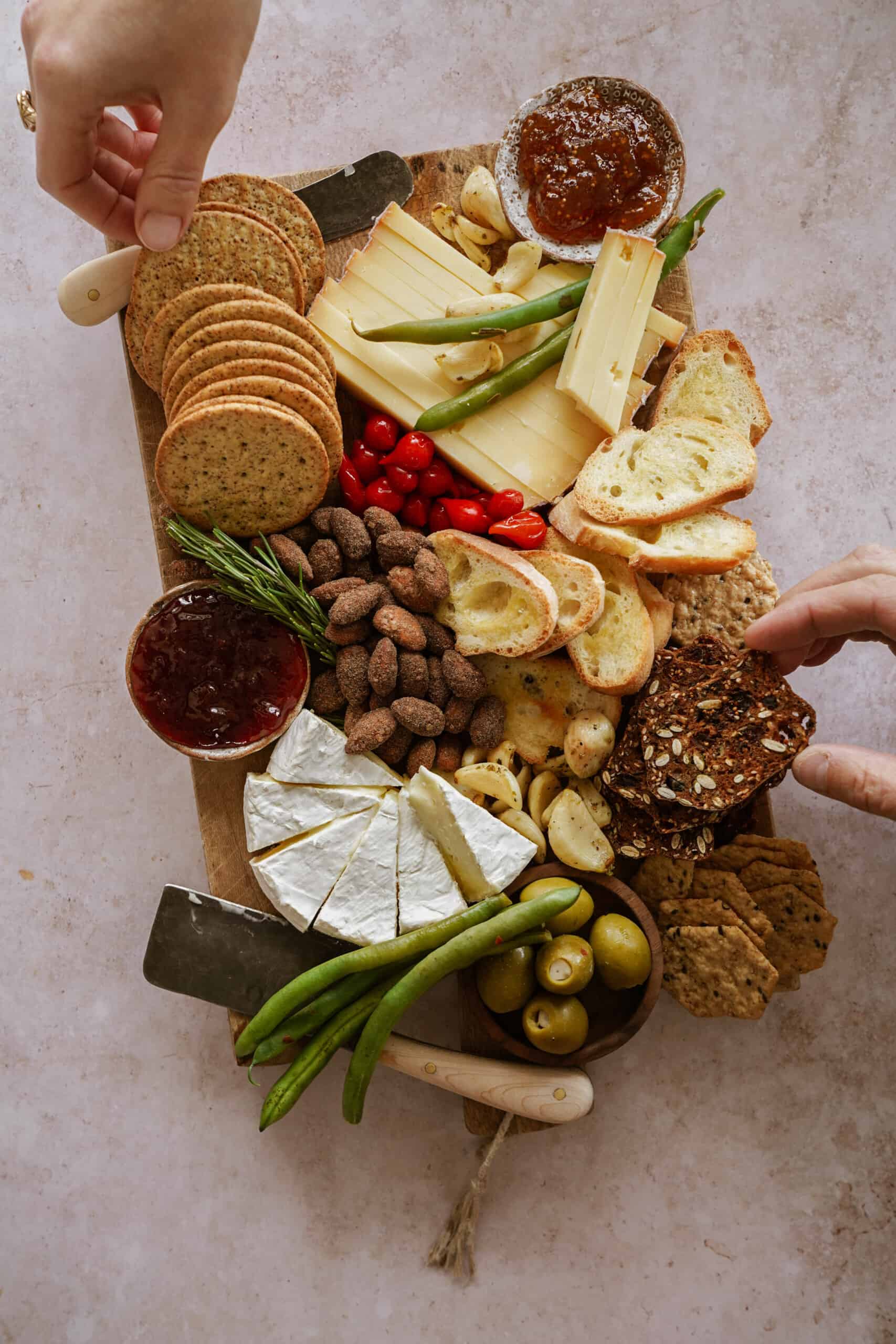 Holiday cheeseboards for the christmas season