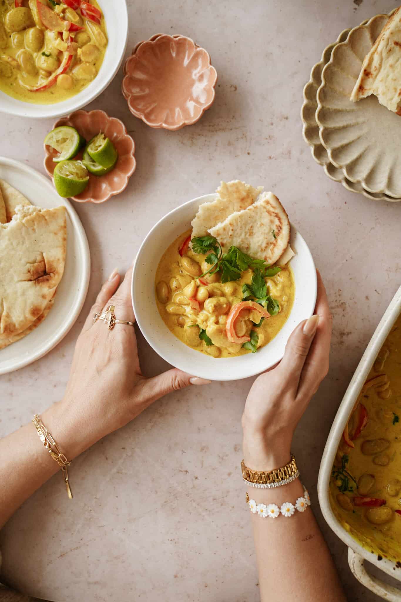 Red Curry Butter Beans Recipe