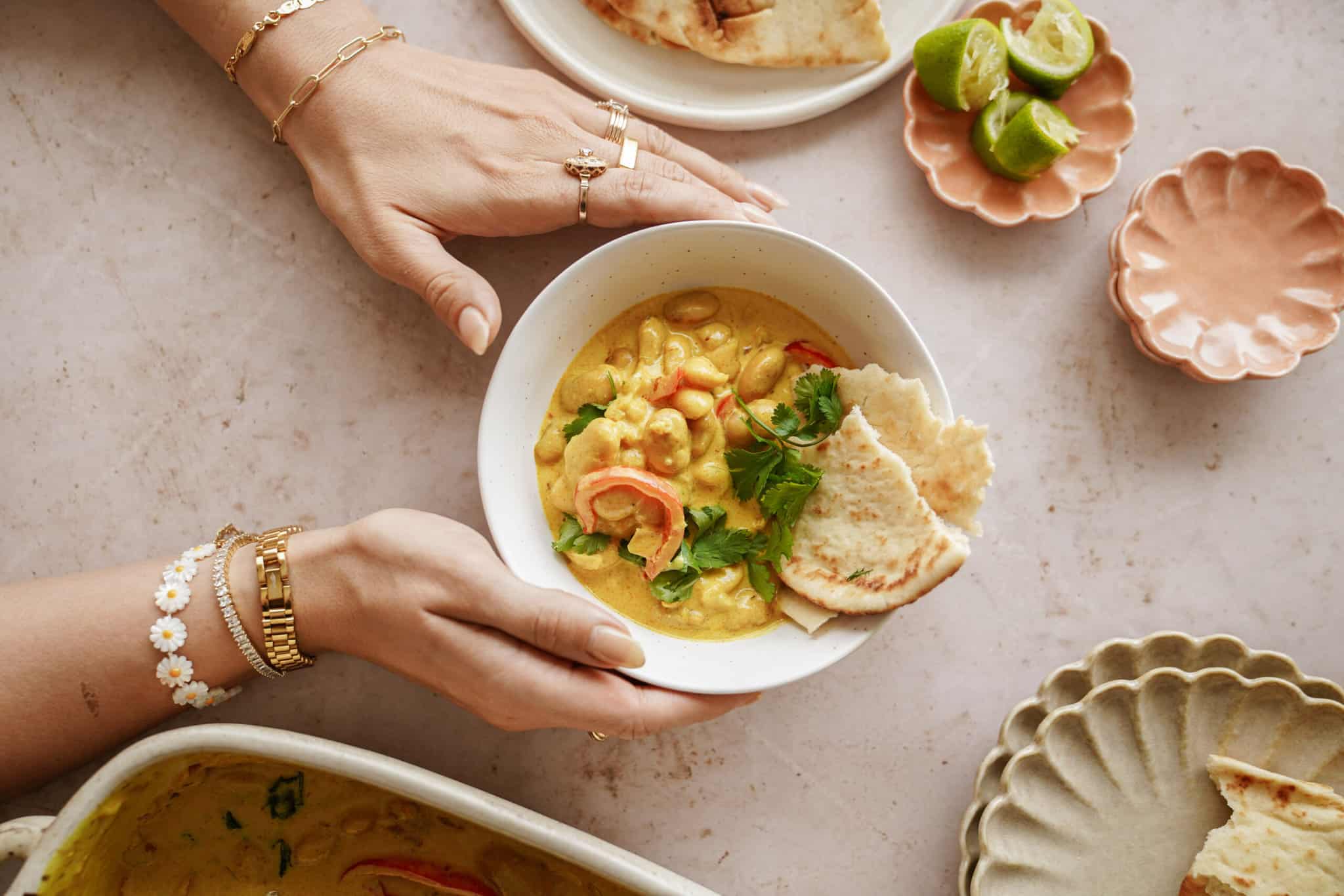 Red Curry Butter Beans Recipe