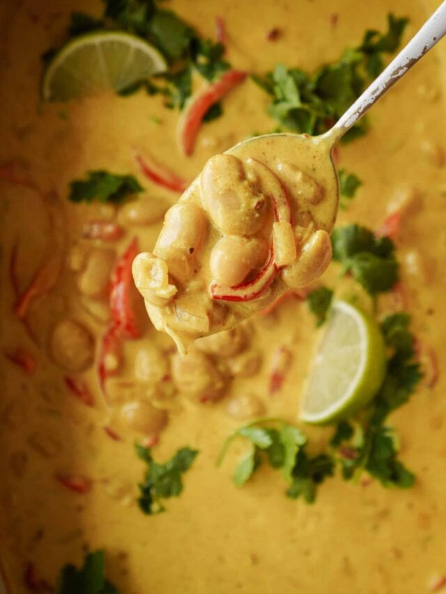 Butter Bean Curry Bake