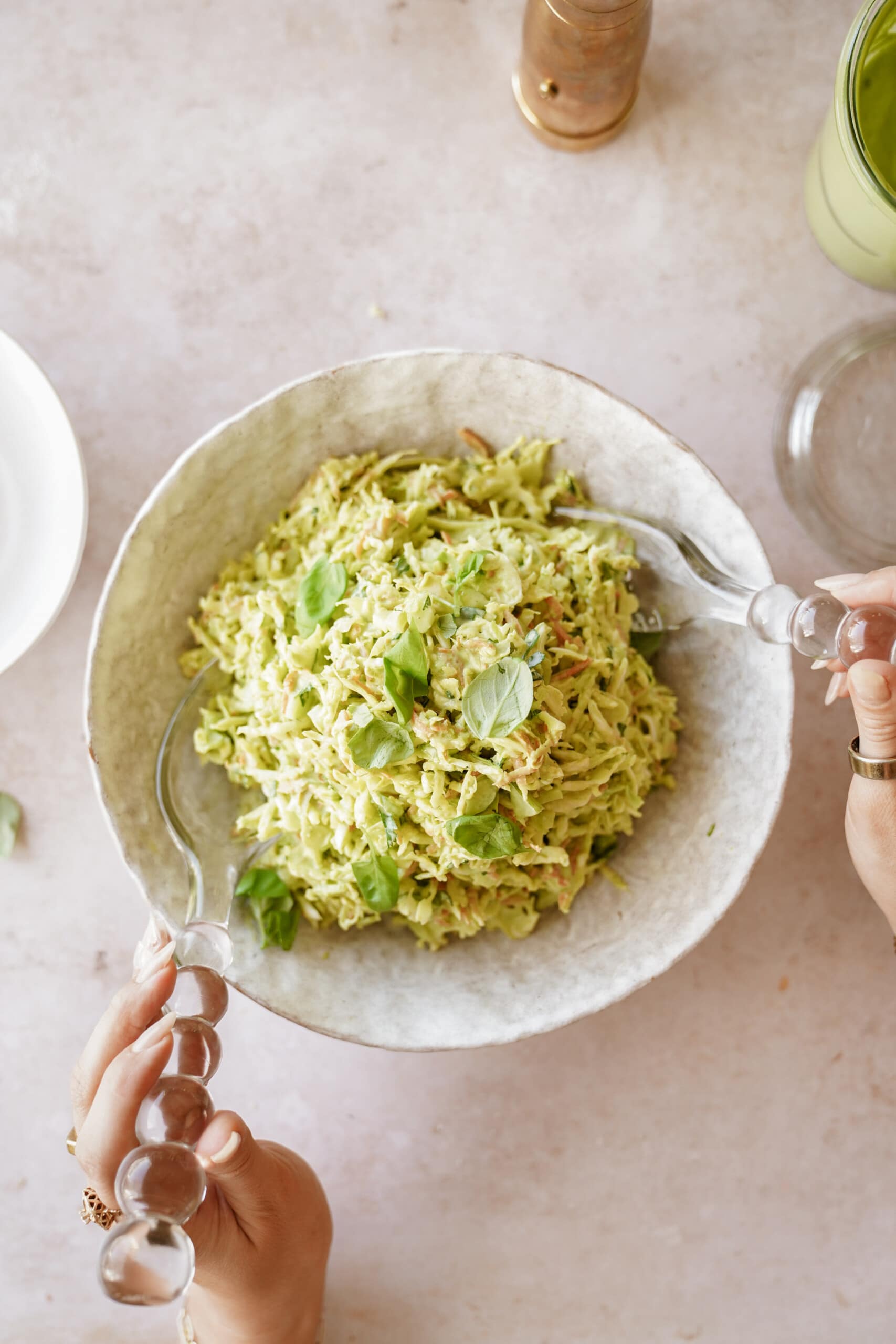 Bowl of coleslaw