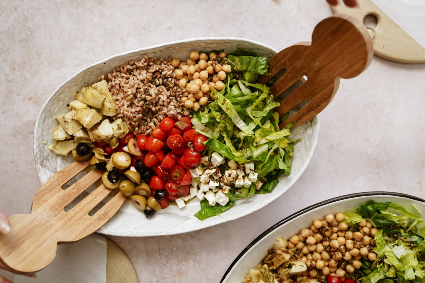 Greek Kale and Quinoa Salad Meal Prep Bowls - Abra's Kitchen