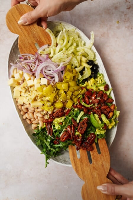 Vegetarian Chopped Green Salad