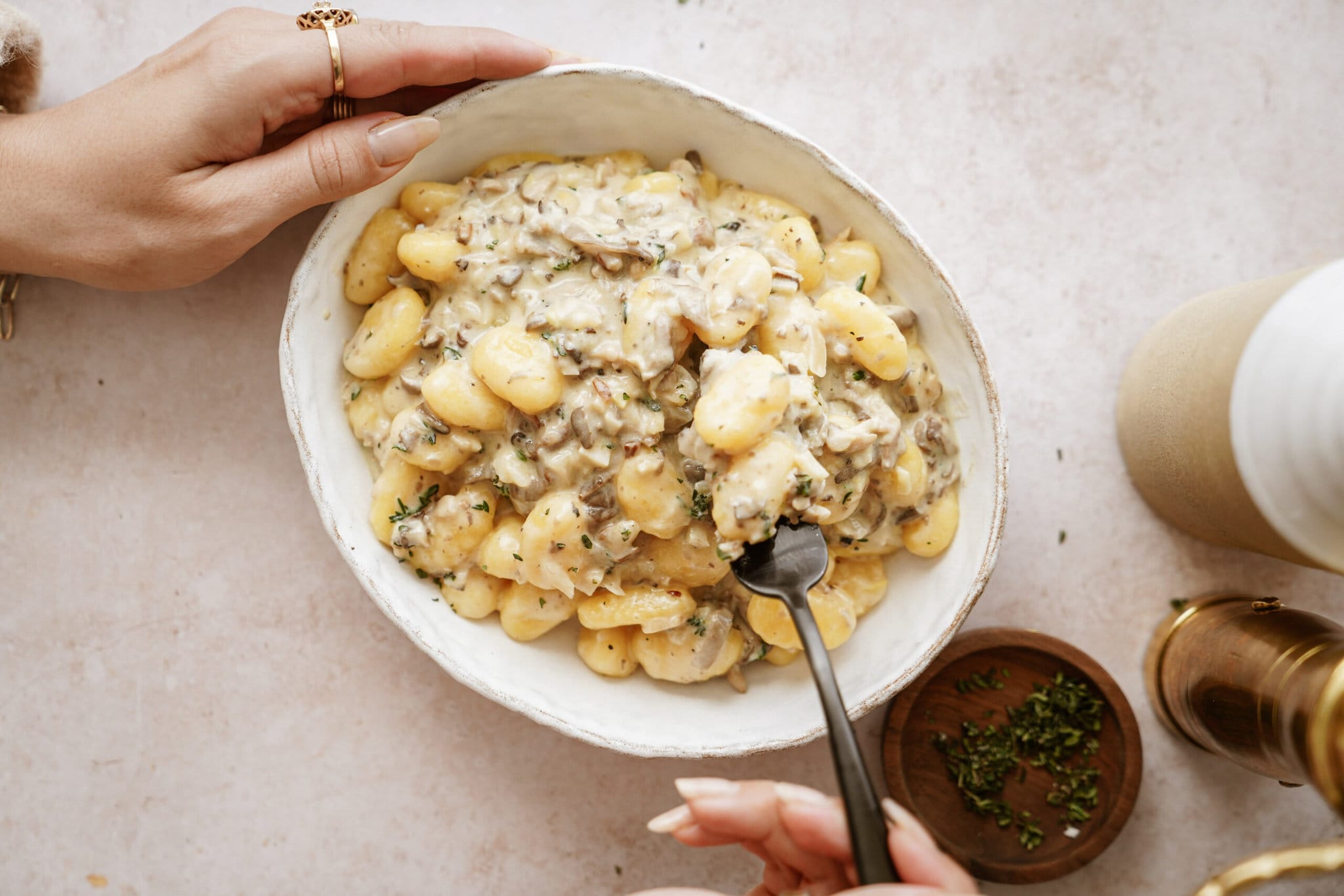 Mushroom Gnocchi