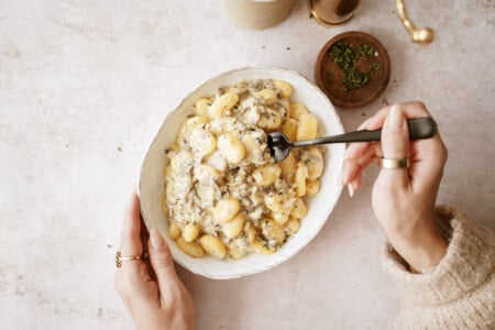 Creamy Truffle Mushroom Gnocchi