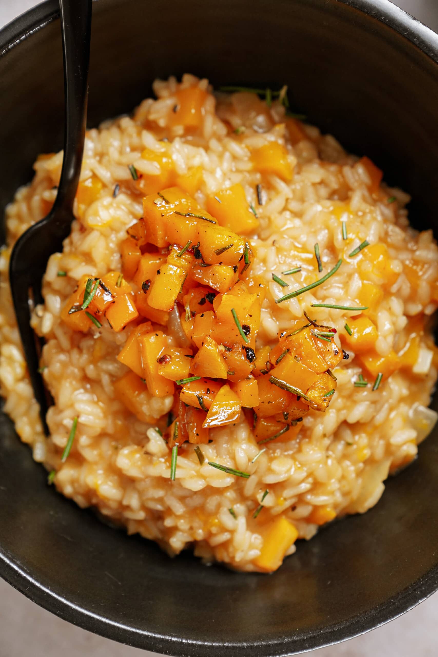 Butternut squash risotto