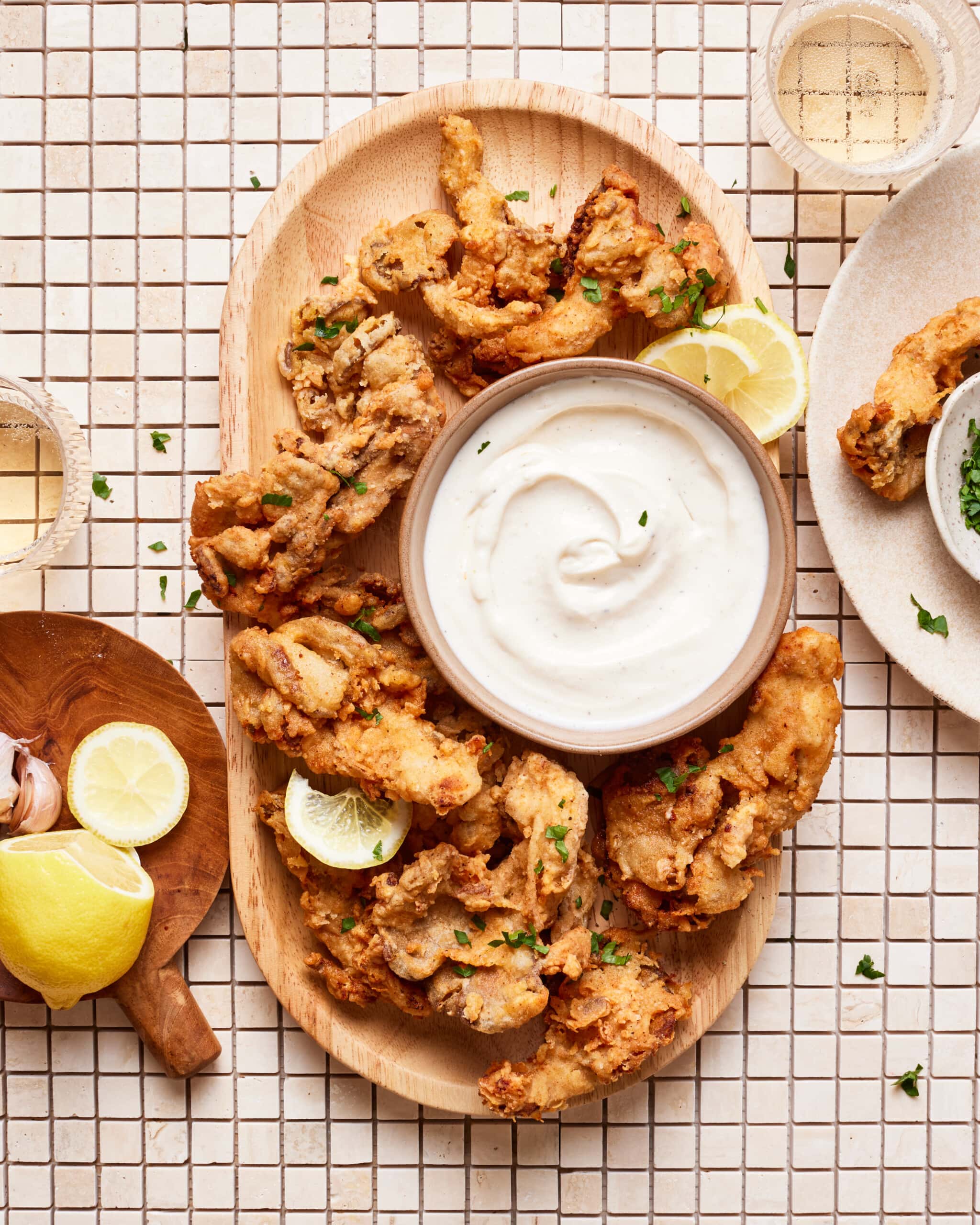 fried oyster mushrooms