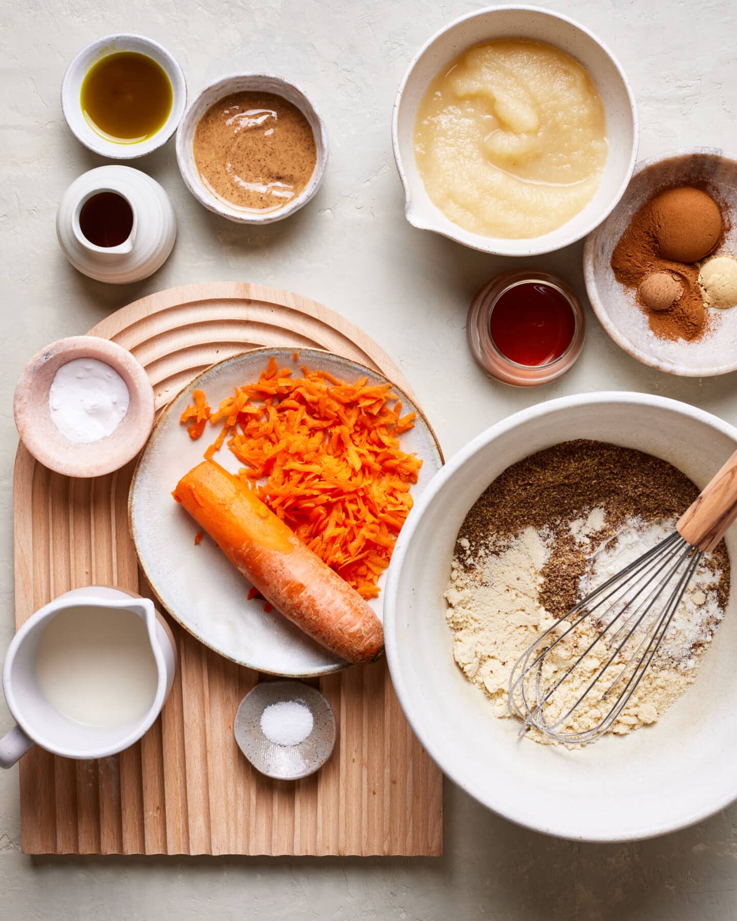 carrot cake gluten free muffins