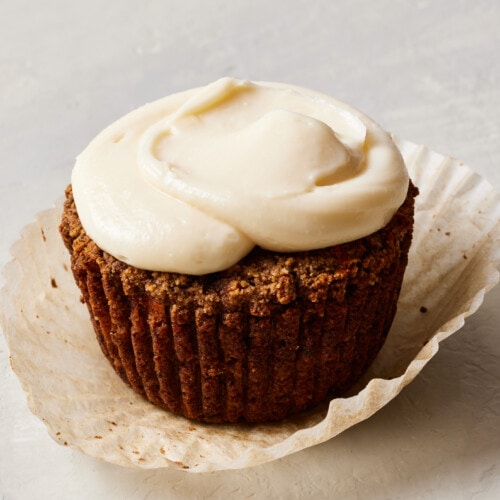 carrot cake gluten free muffins