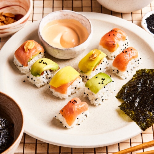 How to make sushi in ice cube tray