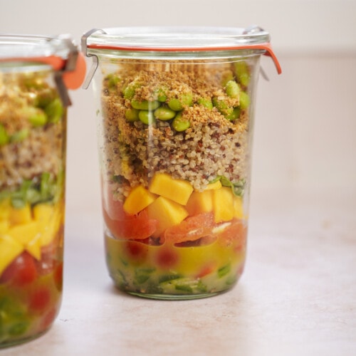 Food preps in a jar