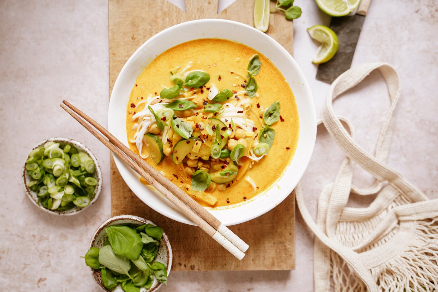 Thai Noodle Soup | FoodByMaria Recipes