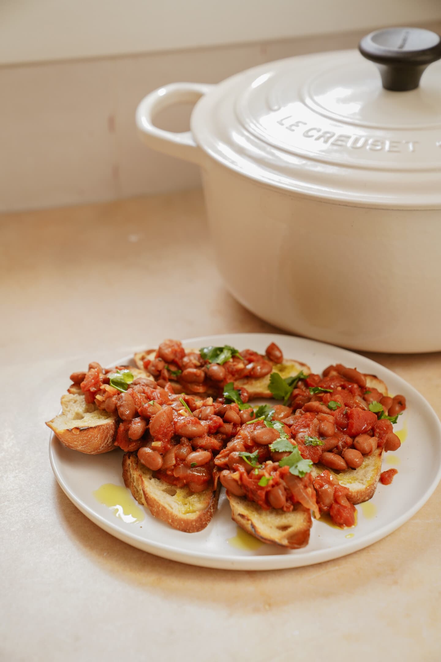 Homemade baked beans