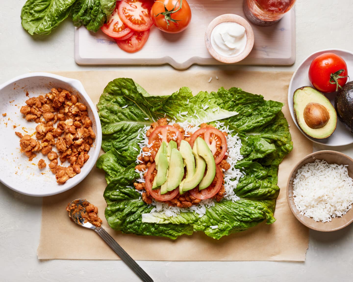 Lettuce wrap recipe