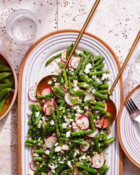 Asparagus Snap Pea & Radish Salad