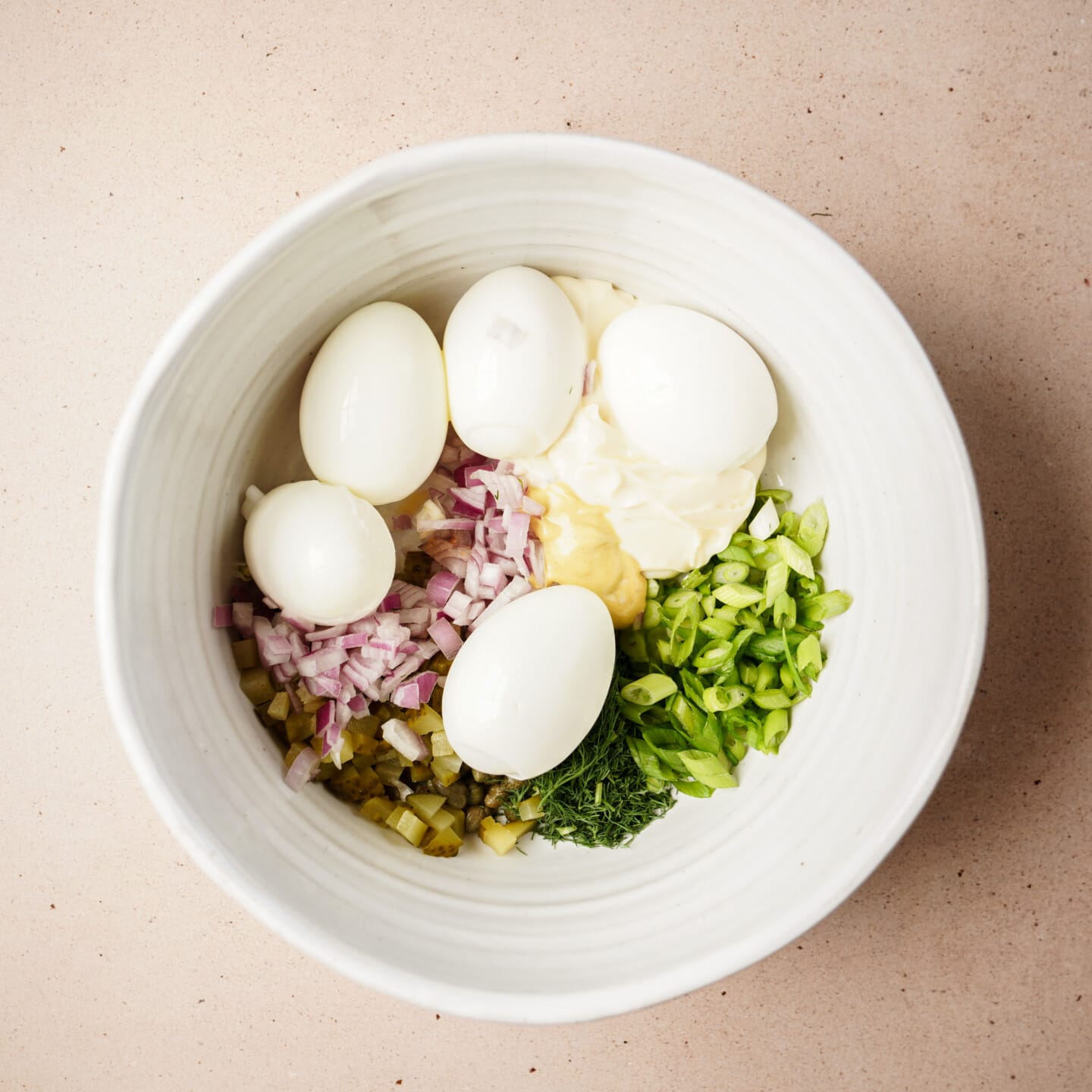 Easy Egg Salad Ingredients