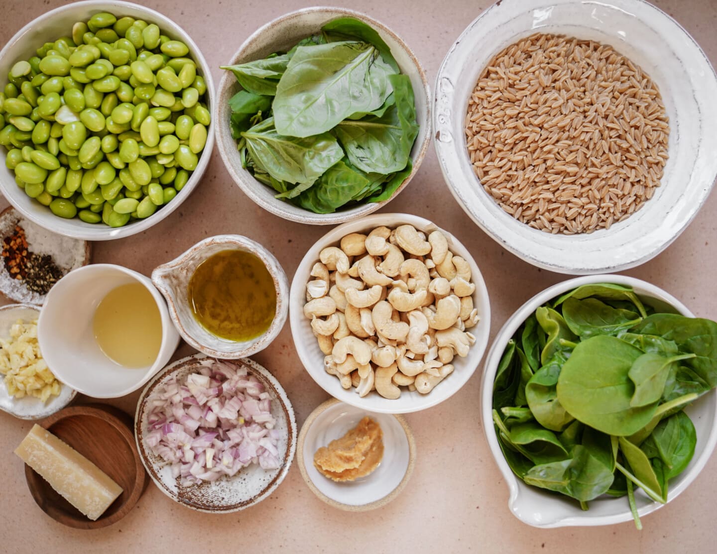 Ingredients for high protein pasta