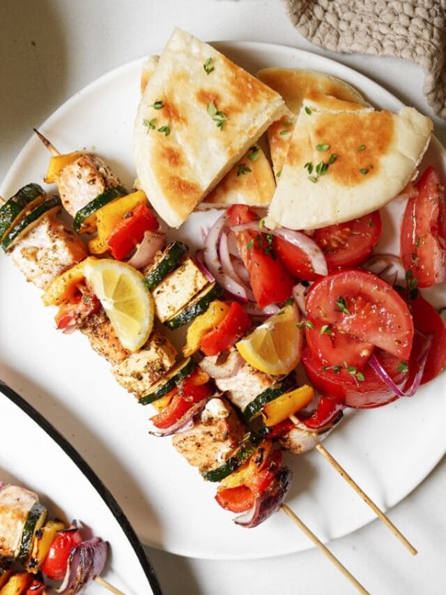BBQ Salmon Kebabs