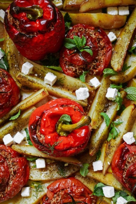 Greek Stuffed Vegetables (Gemista)