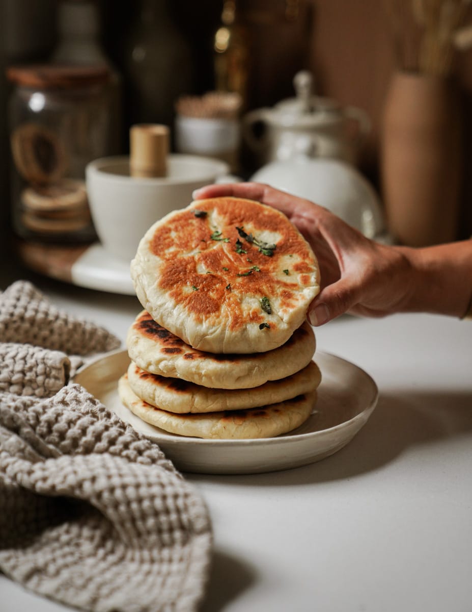 Fluffy Greek Pita Bread