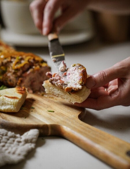 Cranberry Feta Cheese Log
