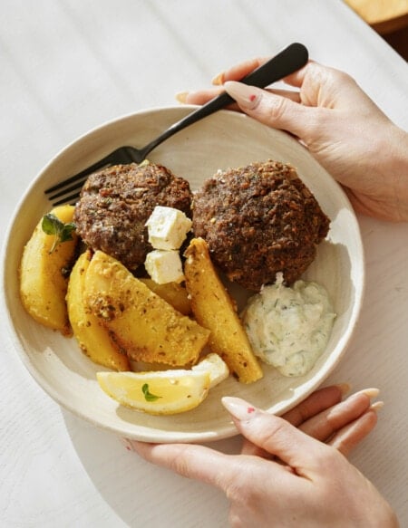 Bifteki (Greek Baked Beef Patties)