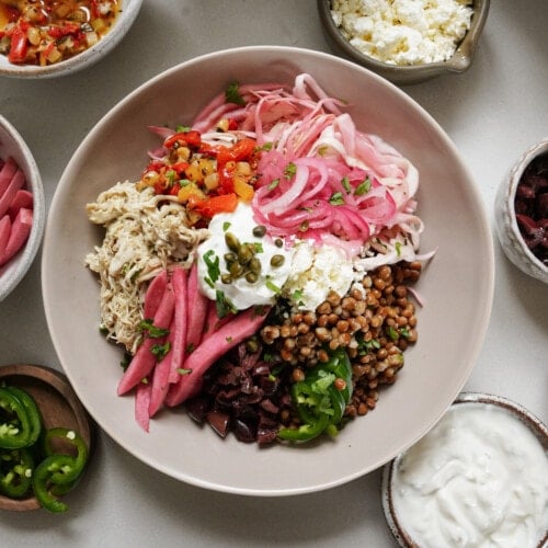 CAVA Bowl with Instant Pot Chicken