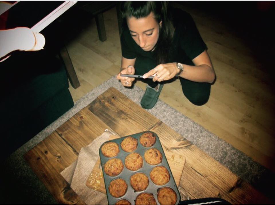 Maria Taking a Picture of Cookies