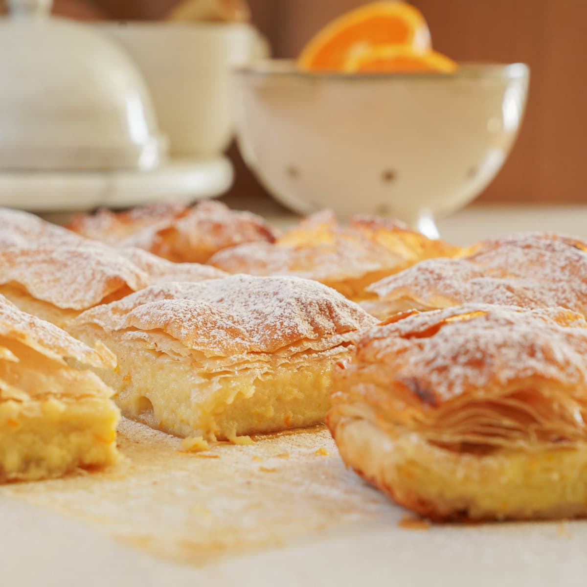 Bougatsa (Greek Custard Pie)-image