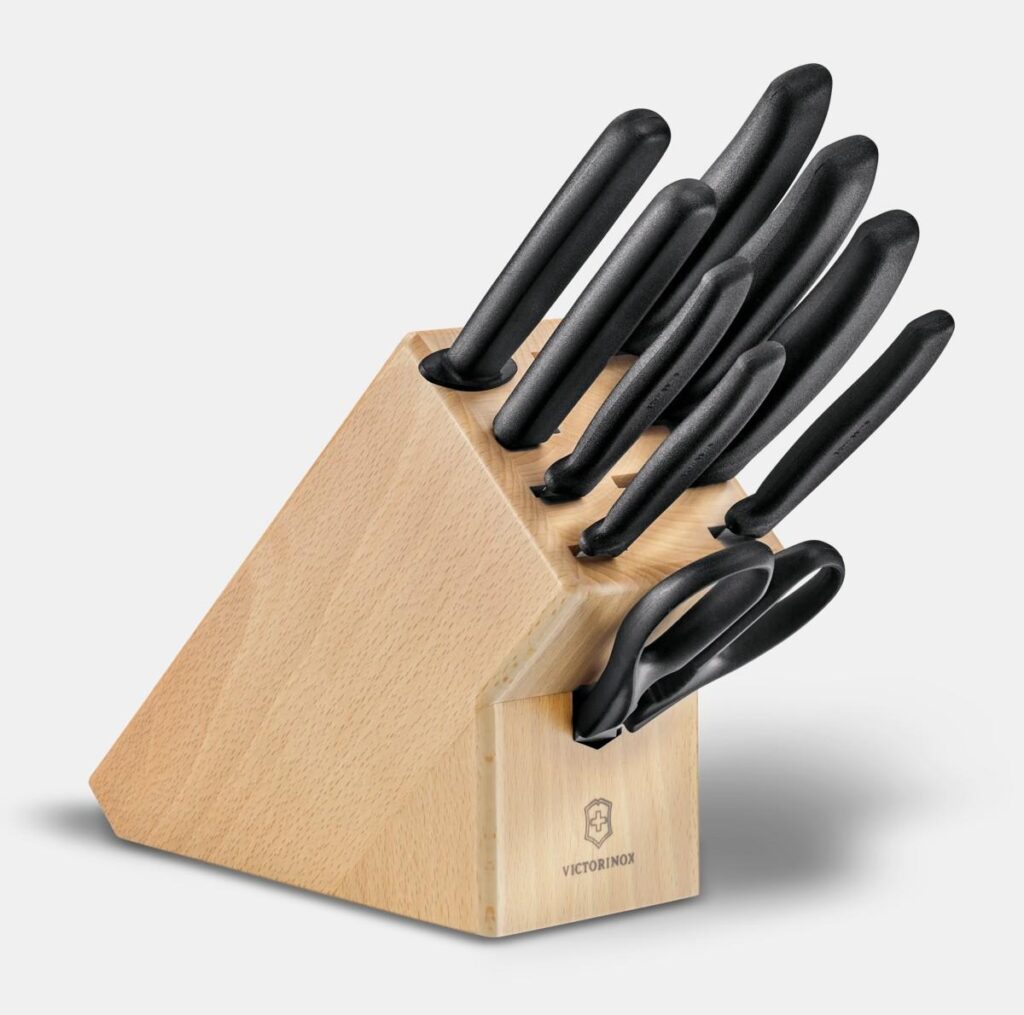 Victorinox Swiss Classic nine-piece cutlery block