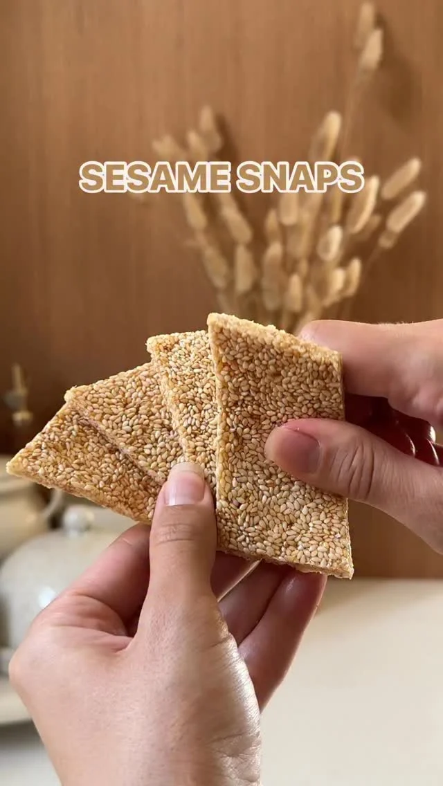 Comment “Recipe” and I’ll DM you the full printable recipe!

Have you ever tried Greek Pasteli? These Homemade Sesame Snaps might just become your new favorite treat 😋🍯

These easy Homemade Sesame Snaps, also known as Pasteli, are made with just two simple ingredients... sweet, crunchy, and surprisingly nutrient-packed. Perfect as a snack or light dessert that feels a bit indulgent but still good for you.

Simple to make, satisfying to eat, and totally addictive... you’ll want to keep a batch on hand all week long

#foodbymaria #pasteli #sesamesnaps #greekdessert #healthysnacks #twoingredientrecipe #snackideas #naturalsweets #greekrecipes

https://www.foodbymaria.com/sesame-snaps/